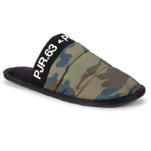 NEW Pajar Canada Stewie Camouflage Mule Slid On Slipper with Faux Fur